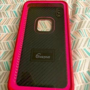 Pink Gustave Waterproof iPhone XR Phone Case